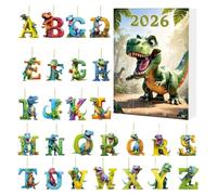 Christmas Countdown Calendar Animal Al Acrylic 2D Flat Educational Ornament