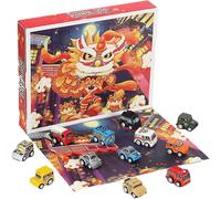 Christmas Countdown Calendar Car Toy,christmas Advent Calendar Countdown 24 Days Pull Back Cars,christmas Surprise Gifts Party Favor Supplies Car Toys