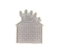 Christmas Countdown Calendar Epoxy Resin Mold Xmas Advent Calendar Silicone Mould Diy Crafts Home Decoration Casting Tools