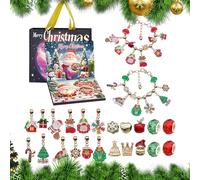 Christmas Countdown Calendar, Jewelry Advent Set for Holiday Celebration, 24 Days Accessory Kit with Fun Stocking Stuffers, Holiday Surprise for Women Girls Kids Birthday Party