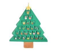 Christmas Countdown Calendar Tree Hanging Fabric Wall Decor Pocket Organize | Festive Advent Display With Multiple Pockets For Treats And Small , Ideal For Holiday Home Décor And Family Activities
