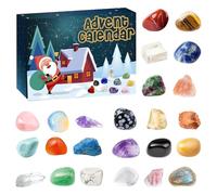 Christmas Countdown Calendars - Âdvent Surprise Rock Collection Set | STEM Christmas Scientific Gift, Educational Holiday Fun Kit, Countdown Calendar Box For Kids Girls Boys