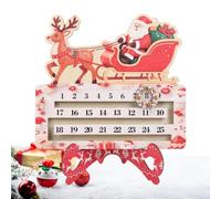 Christmas Countdown Decorations, 25 Days Santa Calendar