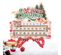 Christmas Countdown Decorations, 25 Days Santa Calendar