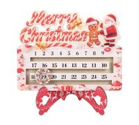 Christmas Countdown Decorations, 25 Days Santa Calendar