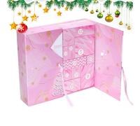 Christmas CountDown - Foldable Empty Box Calendar | Reusable Holiday Countdown For Girls Boys Kids Adults Women Teen Men, Perfect For Home Display, Tabletop Decor, Party Gifting, Winter Fun