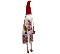 Christmas Countdown Gnome Doll Calendario dell'Avvento Decorazione da appendere
