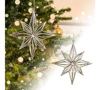 Christmas Craft Una varietà di ciondoli dorati e pendenti rendono il festival più festoso (C, 16 cm)