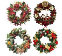 Christmas Creative Wall Sticker - Holiday Decorations for Living Room, Bedroom, and Windows - Removable and Reusable Christmas Decorations Wall Decals (A)