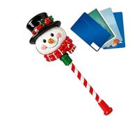 Christmas Credit Card Wand - 3D Printed Candy Cane Payment Grabber | Gift | Fun Candy Cane Handle Tap-to-Pay Contactless Credit Card Grabber Stick, Novelty 3D Printed Holiday Checkout Helper Wand for R