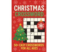 Christmas Crossword: 50+ Easy Crosswords for All Ages | 6x9 Inches |