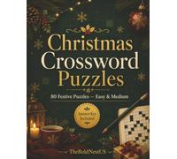 Christmas Crossword Puzzles: 80 Festive Puzzles Easy & Medium