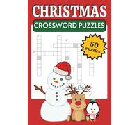 Christmas Crossword Puzzles: Crossword Puzzles with Easy to Read Print about Christmas | 6x9 inches | 50 Puzzles ... Gift for Vacation, Holidays and Relaxation