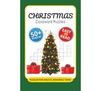 Christmas Crossword Puzzles: Crossword Puzzles with Easy to Read Print about Christmas, Chanukka, Decorations and More I 6x9 inches, 120 pages I 50+ ... stuffer or holiday gift for puzzle lovers
