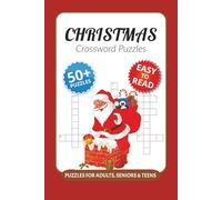 Christmas Crossword Puzzles: Crossword Puzzles with Easy to Read Print about Christmas, Chanukka, Traditions and More I 6x9 inches, 120 pages I 50+… Gift for Vacations, Holidays and Relaxation