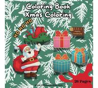 Christmas Cute Coloring Book - Xmas Coloring Pages For Adults: Cute Christmas Items To Color - Cozy Items Bold and Easy