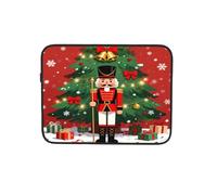 Christmas Cute Nutcracker Custodia per computer portatile Notebook Computer Tablet Valigetta Borsa da trasporto per lavoro 12 pollici