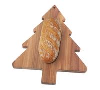 Christmas Cutting Board - Christmas Tree Cutting Board | Wooden Christmas Tree Cutting Board Salumi Board 38 x 24 x 1,3 cm | Vegetable Platter Serving Tray with Handle Christmas Decor for Cheese
