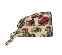 Christmas Dachshund Pattern Berretto Regolabile Berretto Impermeabili Cappellini Per Donna Uomini Uomo