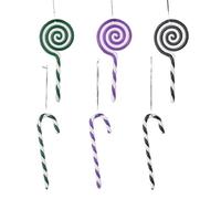 Christmas Decorations - Christmas Ornaments | Christmas Tree Decorations | Candy Cane Christmas Decorations for Home, Cute Creative Small Christmas Tree Candy Cane for Festive Cheer