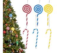 Christmas Decorations - Christmas Ornaments | Christmas Tree Decorations | Candy Cane Christmas Decorations for Home, Cute Creative Small Christmas Tree Candy Cane for Festive Cheer