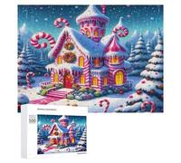 Christmas Decorations Puzzle 500 Pezzi Multicolore Paesaggi Italiani Christmas Holiday Classici Per Adulti Rompicapo Collezione Idea Regalo Natale Per Lui E Nonno 500 PCS