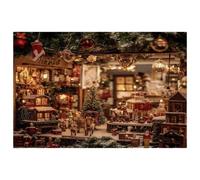 Christmas Decorations Store - Set di 4 tovagliette resistenti al calore, lavabili in tessuto Oxford, facili da pulire
