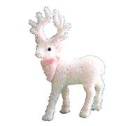 Christmas Deer, Christmas Deer Decorations Indoor Wear Scarf, Glittering Reindeer Sculpture For Home Winter Holiday Porch Yard Window Halloween