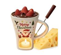 Christmas Dipping Vessel 155ml Thermal Ceramic Cocoa Cheese Butter Pot