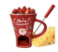 Christmas Dipping Vessel 155ml Thermal Ceramic Cocoa Cheese Butter Pot