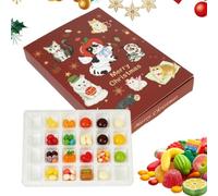 Christmas DIY Empty Fillable Boxes | 24 Days Christmas Countdown | Holiday Countdown For Apartment Workplace Dorm Holiday Party Home Room