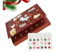 Christmas DIY Fillable Empty Drawers Christmas Countdown 24 Days | Countdown To Holidays For Dorm Holiday Party Workplace Apartment Room Home