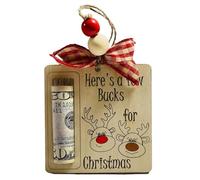 Christmas Dollar Ornament, Mens Christmas Money Holder, Girls' Christmas Money Holder, Christmas Window Decoration, Friends Christmas Holder for Men, Girls, Friends, Window 10 x 10 x 0,5 cm, d, Se