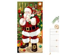 Christmas Door Cover - Anteriore Porta Banner | Porta Hanging Banner Christmas Door Decorations | Festive XmaSs Decoration for Home Front Door