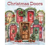 Christmas Doors Coloring Book (Tascabile) Chartwell Coloring Books