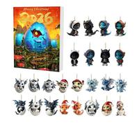 Christmas Dragon Countdown - Dragon advent calendar, Holiday Decor