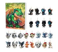 Christmas Dragon Countdown - Dragon advent calendar, Holiday Decor