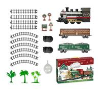 Christmas Electric Train Set | Light Up Track Car Decoration With Mist | Easy Assemble Train Set For Home Living Room Bedroom Apartment