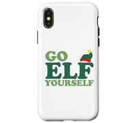 Christmas Elf Go Elf Yourself Custodia per iPhone X/XS