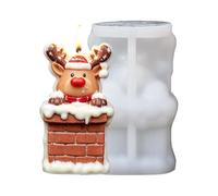 Christmas Elk Silicone Candle Mold DIY Soap Resin Plaster Mold