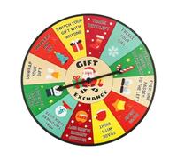 Christmas Exchange Spinner Wheel | Festive Holiday Party Game For Prize Exchanges, Family, Coworkers, Adults, Boys, Girls, Women, Men, Adds Fun To Christmas Gatherings