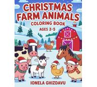 Christmas Farm Animals Coloring Book