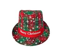 Christmas Fedora Hats Adults - Snowflake Pattern Foldable Headwear, Soft Holiday Fedora Hat, Festive Costume Accessory | Stylish Winter Party Wear, Fun Seasonal Gift | for Friends Family Men Teens