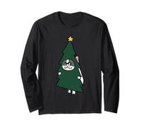 Christmas Frenchie Tree Maglia a Manica