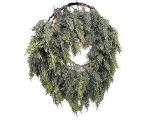 Christmas Garland - Artificial Cedar Garland - Realistic Green Door Front Decor | Holiday Atmosphere Props Party Supplies For Front Door Living Room Porches Fireplace Wall Garden Fireplaces