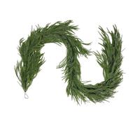 Christmas Garland, Faux Pine Wreath, Real Touch Ornament, Lifelike Decorative Accent, Festive Holiday Decoration, Home Party Banister Fireplace Mantel Porch Door Table Display