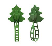Christmas Garland Hanger Ties - 2 Pack Flexible Silicone Wreath Holders | Stretchable Decoration Clips for Fireplace, Walls, Stairways - Reusable Holiday Storage & for Indoor Outdoor Decor