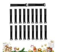 Christmas Garland Ties - 5.9x0.79 Inch Artificial Pine Garland Wire Ties, Adjustable Green Hook And Loops, Christmas Garlands Hangers For Stairs | Railings Fences Mantles Home Offices Farmhouse