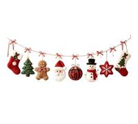 Christmas Garland | Warm Soft Foldable Winter Ornament | Christmas