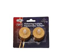 Christmas Gift 49138 Piccola candela di Natale, 1 LED B/O 1xCR2032